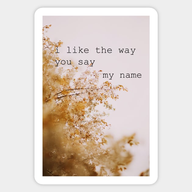 Say My Name Sticker by ALICIABOCK